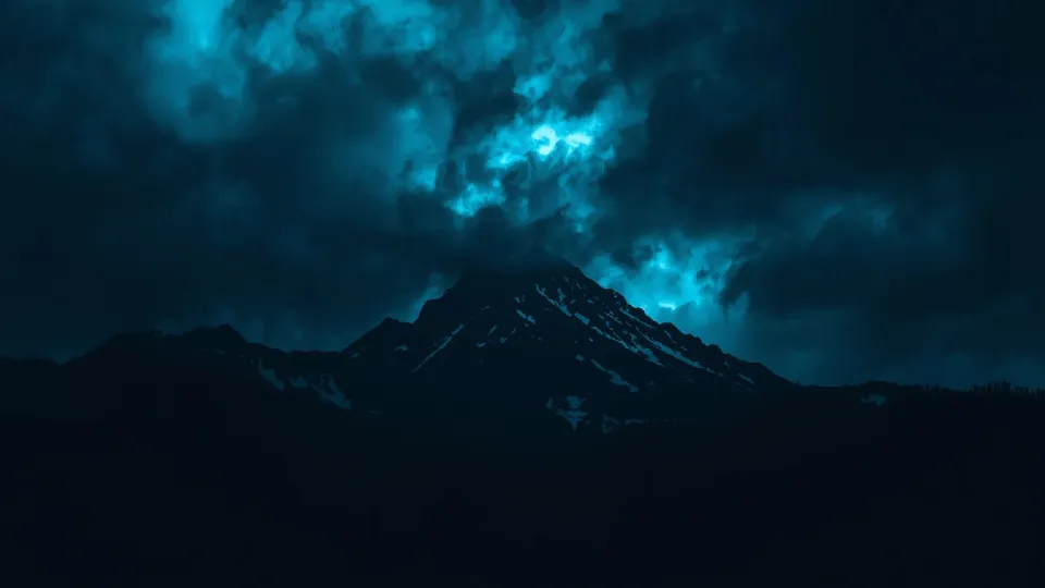 mountain silhoutte
